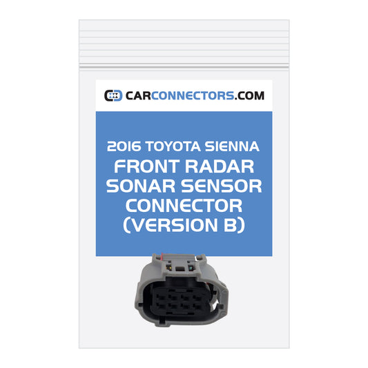 Front Radar Sonar Sensor (Version B) Connector for 2016 Toyota Sienna