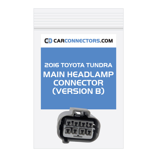 Main Headlamp (Version B) Connector for 2016 Toyota Tundra
