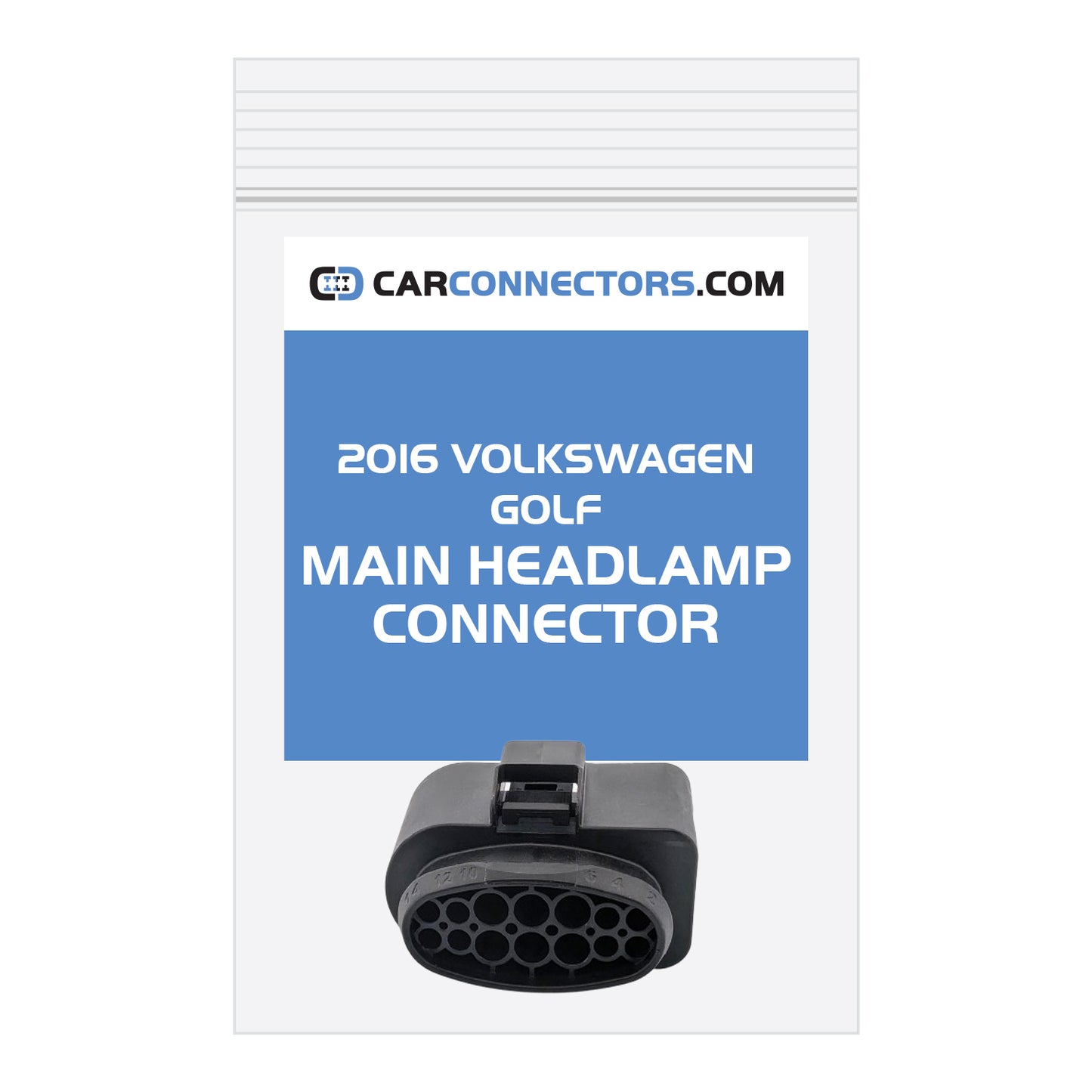 Main Headlamp Connector for 2016 Volkswagen Golf