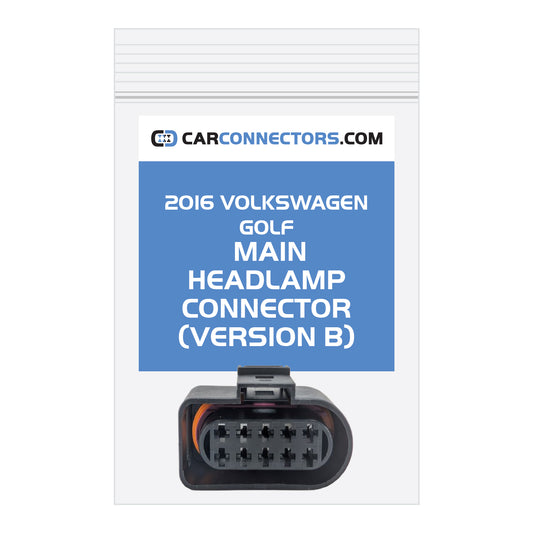 Main Headlamp (Version B) Connector for 2016 Volkswagen Golf