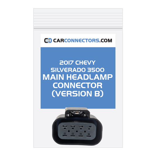 Main Headlamp (Version B) Connector for 2017 Chevy Silverado 3500