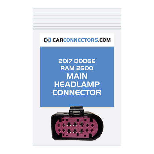 Main Headlamp Connector for 2017 Dodge Ram 2500