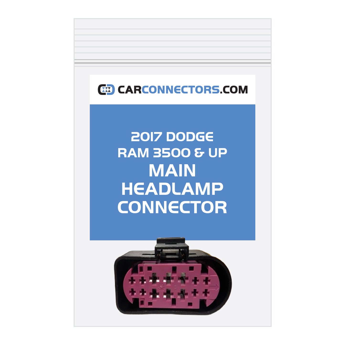 Main Headlamp Connector for 2017 Dodge Ram 3500 & Up