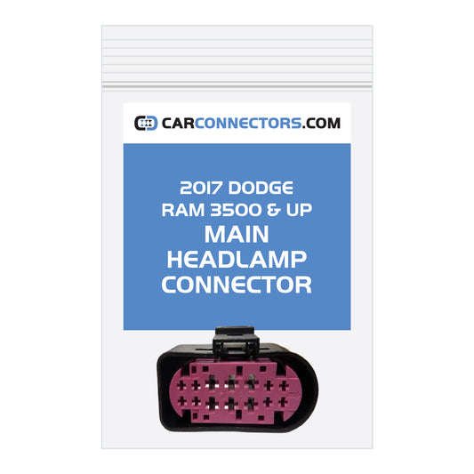 Main Headlamp Connector for 2017 Dodge Ram 3500 & Up