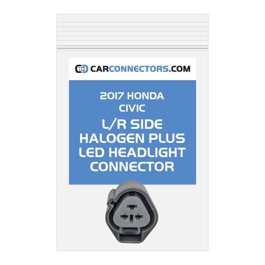 LR Side Halogen Plus Led Headlight Connector for 2017 Honda Civic