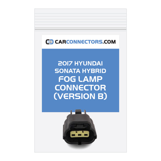 Fog Lamp (Version B) Connector for 2017 Hyundai Sonata Hybrid