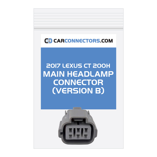 Main Headlamp (Version B) Connector for 2017 Lexus CT 200H