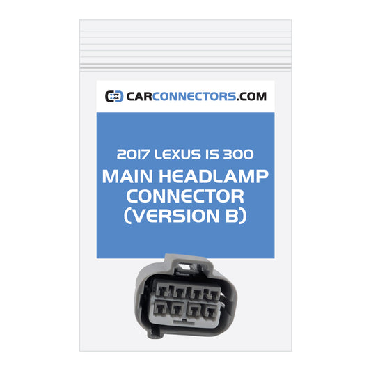 Main Headlamp (Version B) Connector for 2017 Lexus IS 300
