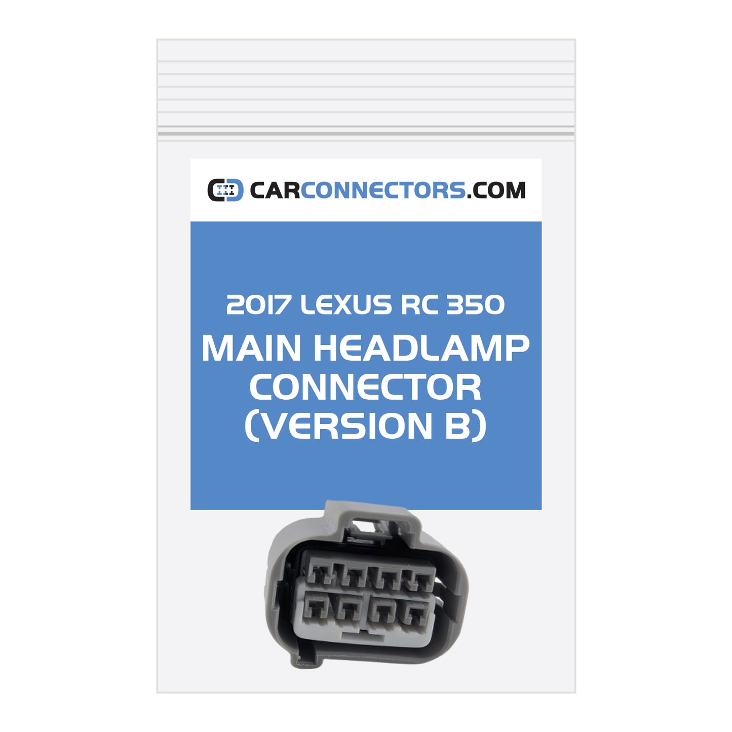 Main Headlamp (Version B) Connector for 2017 Lexus RC 350