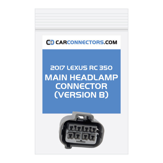 Main Headlamp (Version B) Connector for 2017 Lexus RC 350
