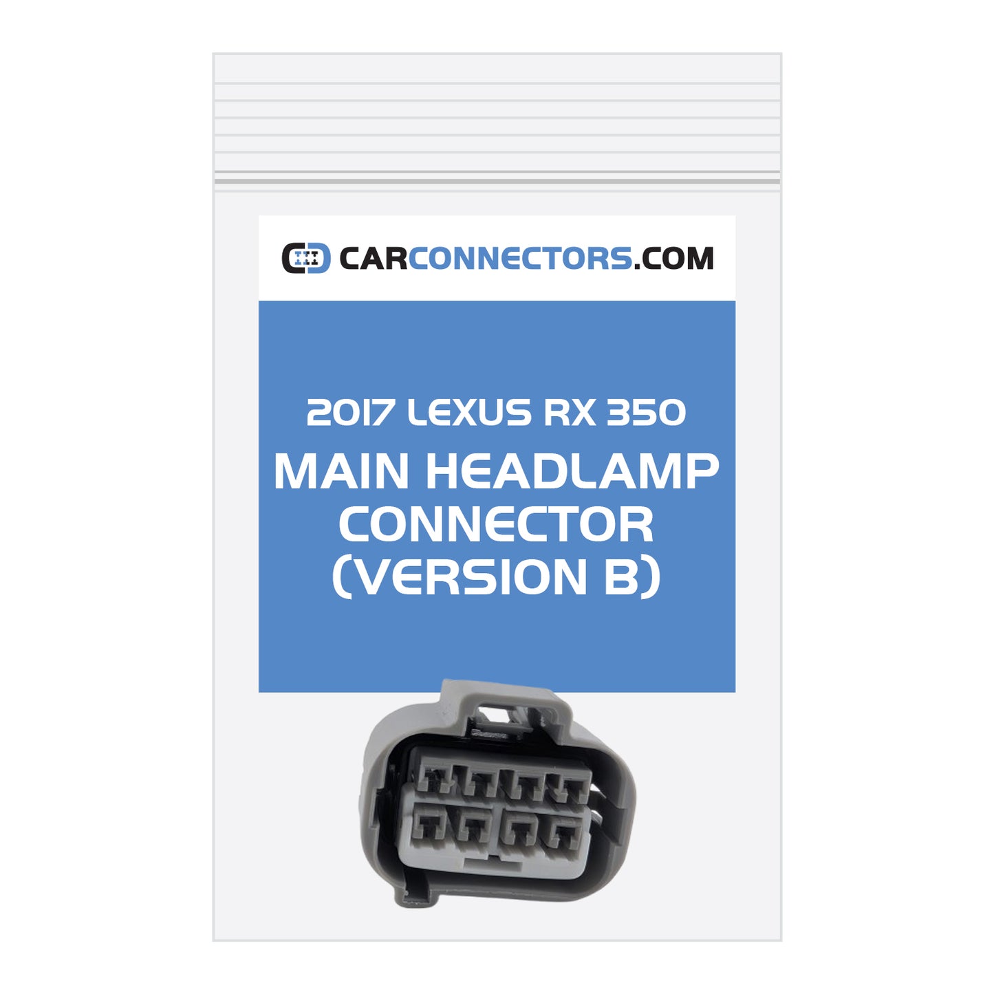 Main Headlamp (Version B) Connector for 2017 Lexus RX 350