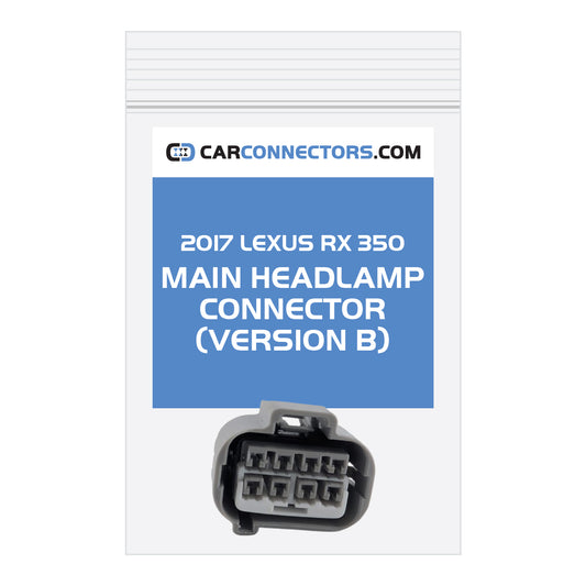 Main Headlamp (Version B) Connector for 2017 Lexus RX 350