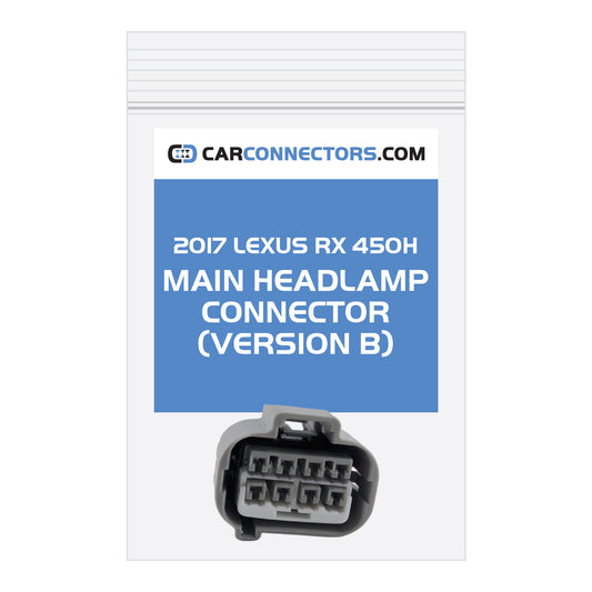 Main Headlamp (Version B) Connector for 2017 Lexus RX 450H