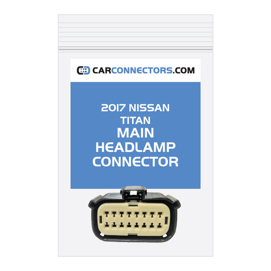 Main Headlamp Connector for 2017 Nissan Titan