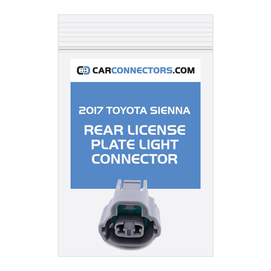 Rear License Plate Light Connector for 2017 Toyota Sienna
