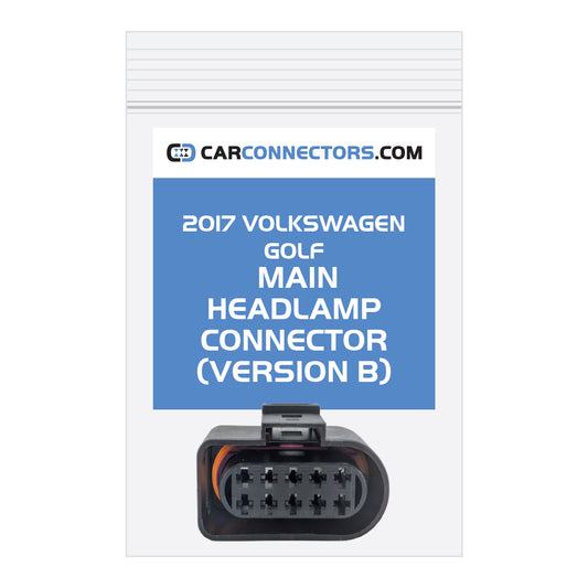 Main Headlamp (Version B) Connector for 2017 Volkswagen Golf