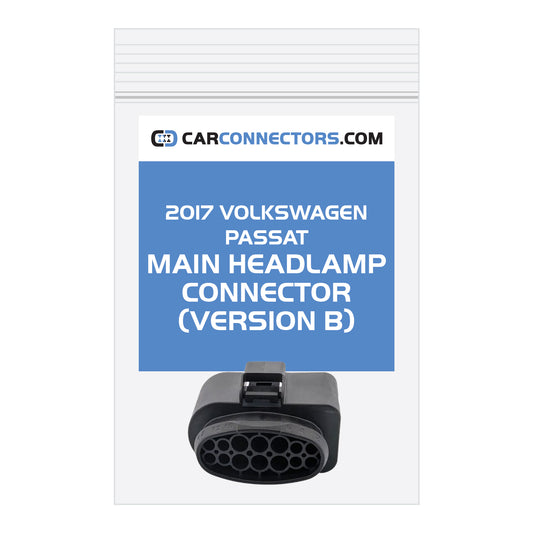 Main Headlamp (Version B) Connector for 2017 Volkswagen Passat