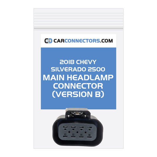 Main Headlamp (Version B) Connector for 2018 Chevy Silverado 2500
