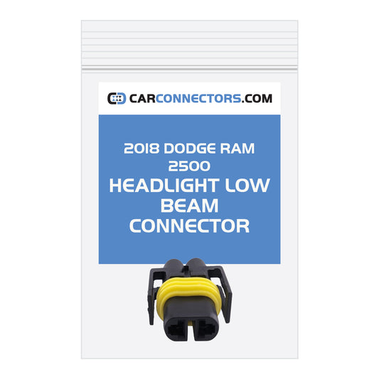 Headlight Low Beam Connector for 2018 Dodge Ram 2500