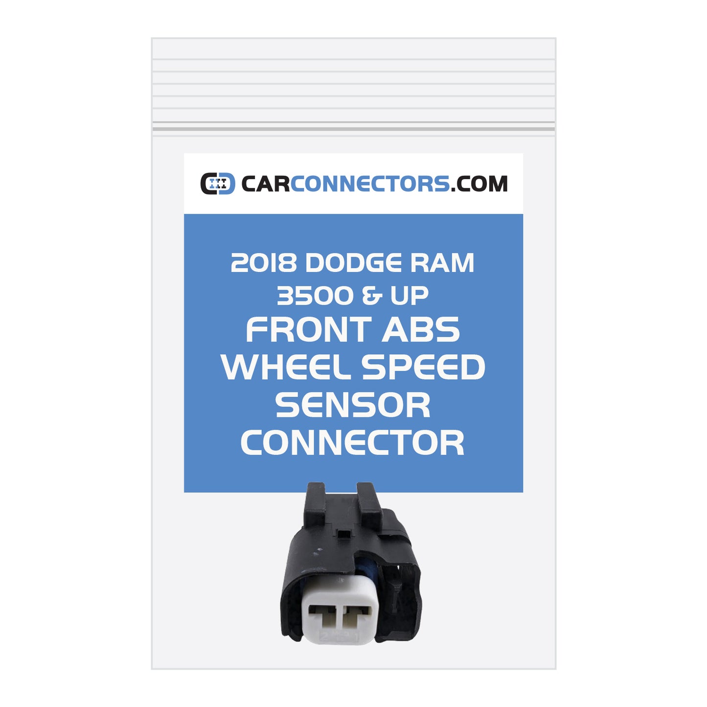 Front ABS Wheel Speed Sensor Connector for 2018 Dodge Ram 3500 & Up