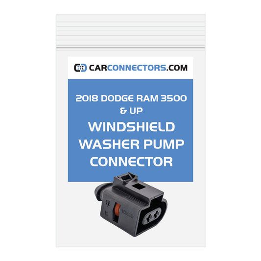 Windshield Washer Pump Connector for 2018 Dodge Ram 3500 & Up