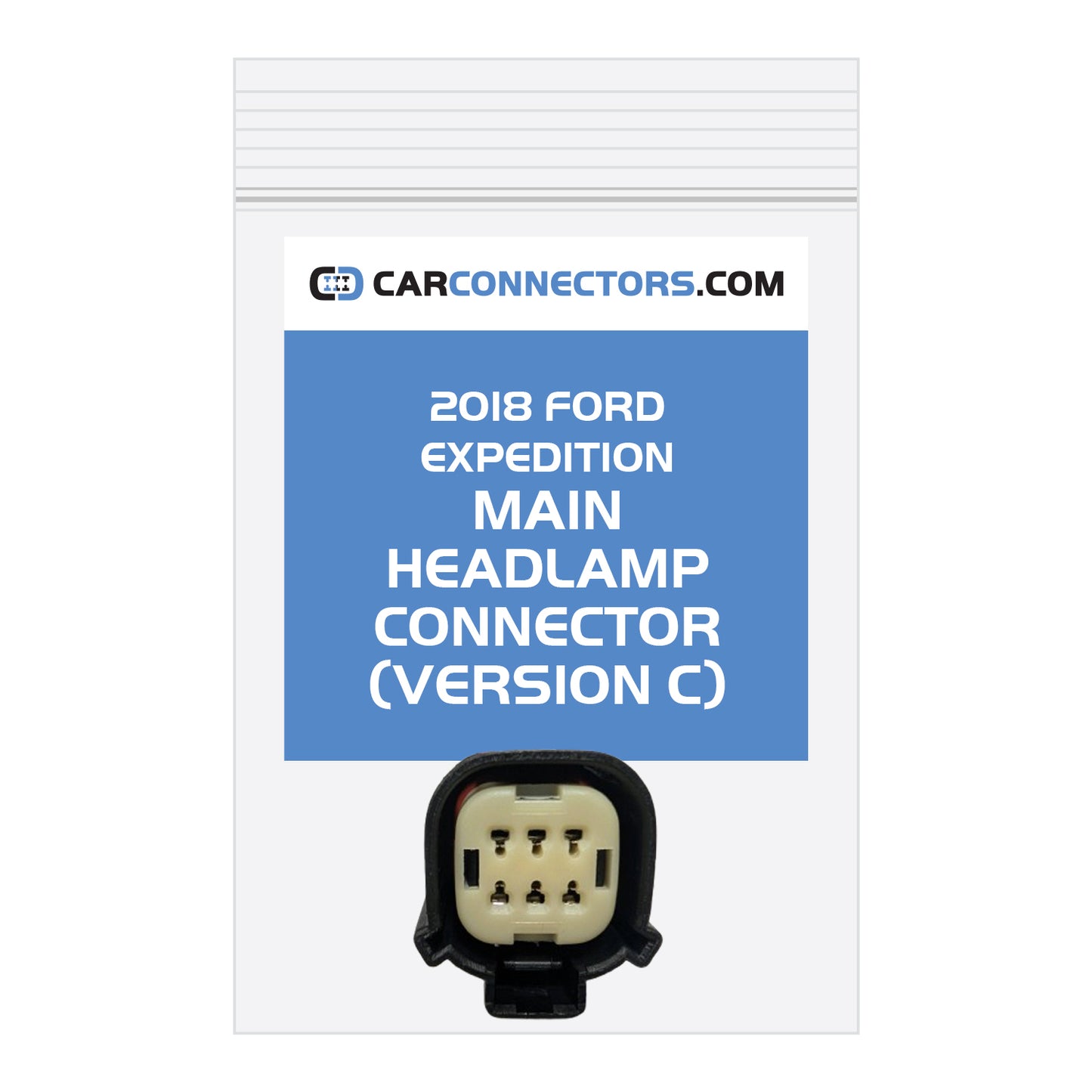 Main Headlamp (Version C) Connector for 2018 Ford Expedition