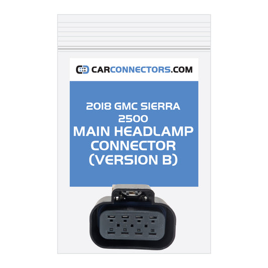 Main Headlamp (Version B) Connector for 2018 GMC Sierra 2500