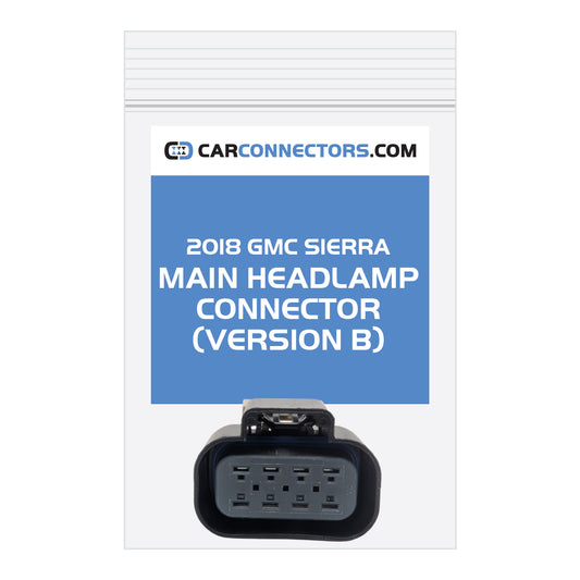 Main Headlamp (Version B) Connector for 2018 GMC Sierra