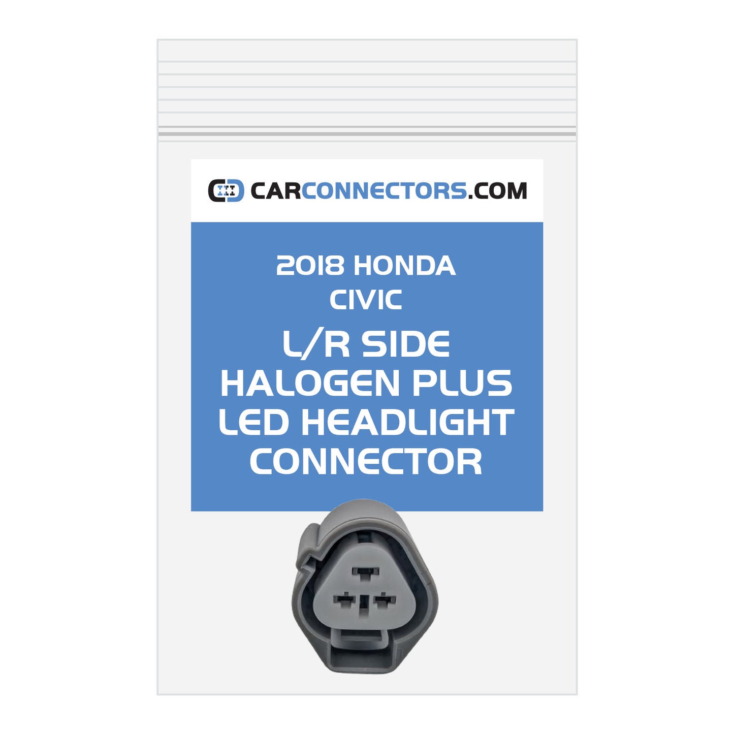LR Side Halogen Plus Led Headlight Connector for 2018 Honda Civic