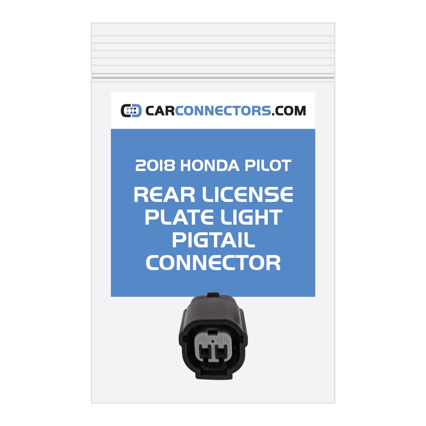Rear License Plate Light Pigtail Connector for 2018 Honda Pilot