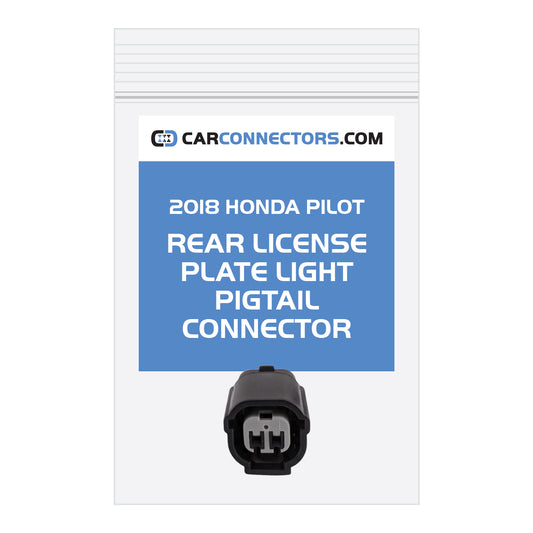 Rear License Plate Light Pigtail Connector for 2018 Honda Pilot