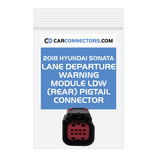 Lane Departure Warning Module LDW (REAR) Pigtail Connector for 2018 Hyundai Sonata