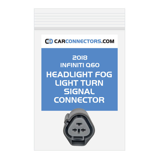 Headlight Fog Light Turn Signal Connector for 2018 Infiniti Q60