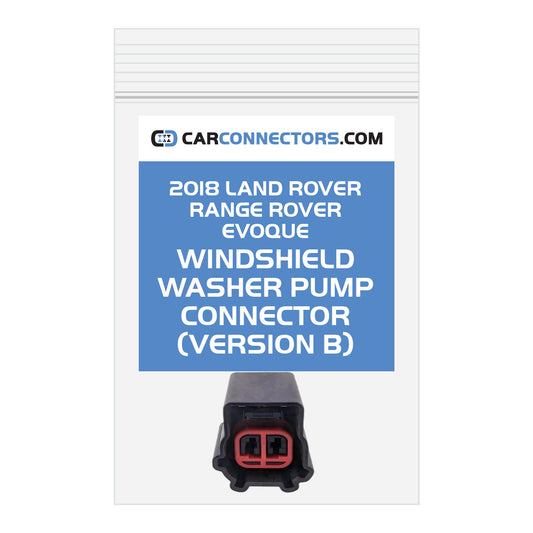 Windshield Washer Pump (Version B) Connector for 2018 Land Rover Range Rover Evoque