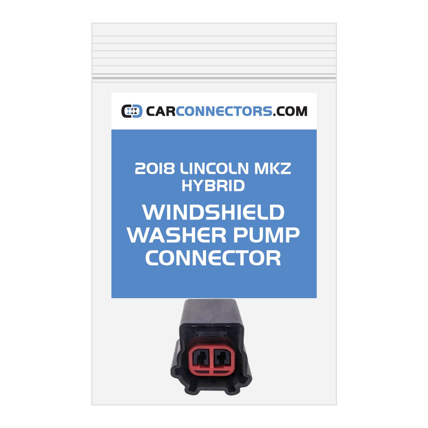 Windshield Washer Pump Connector for 2018 Lincoln MKZ Hybrid