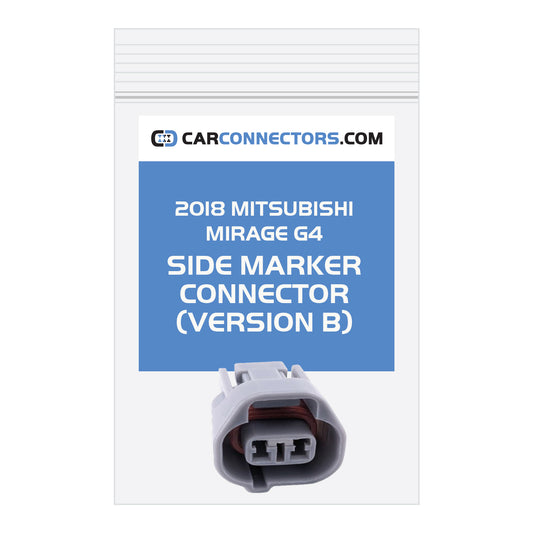 Side Marker (Version B) Connector for 2018 Mitsubishi Mirage G4