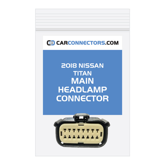 Main Headlamp Connector for 2018 Nissan Titan
