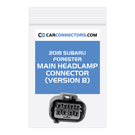 Main Headlamp (Version B) Connector for 2018 Subaru Forester