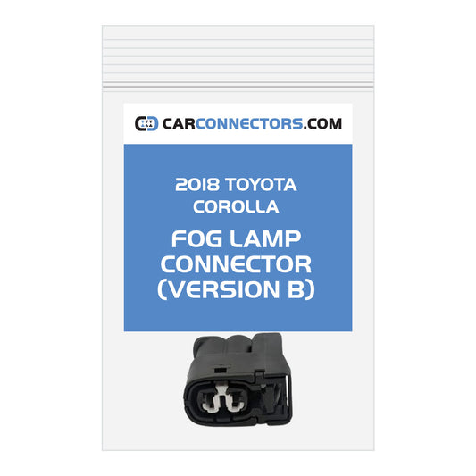 Fog Lamp (Version B) Connector for 2018 Toyota Corolla
