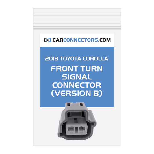 Front Turn Signal (Version B) Connector for 2018 Toyota Corolla