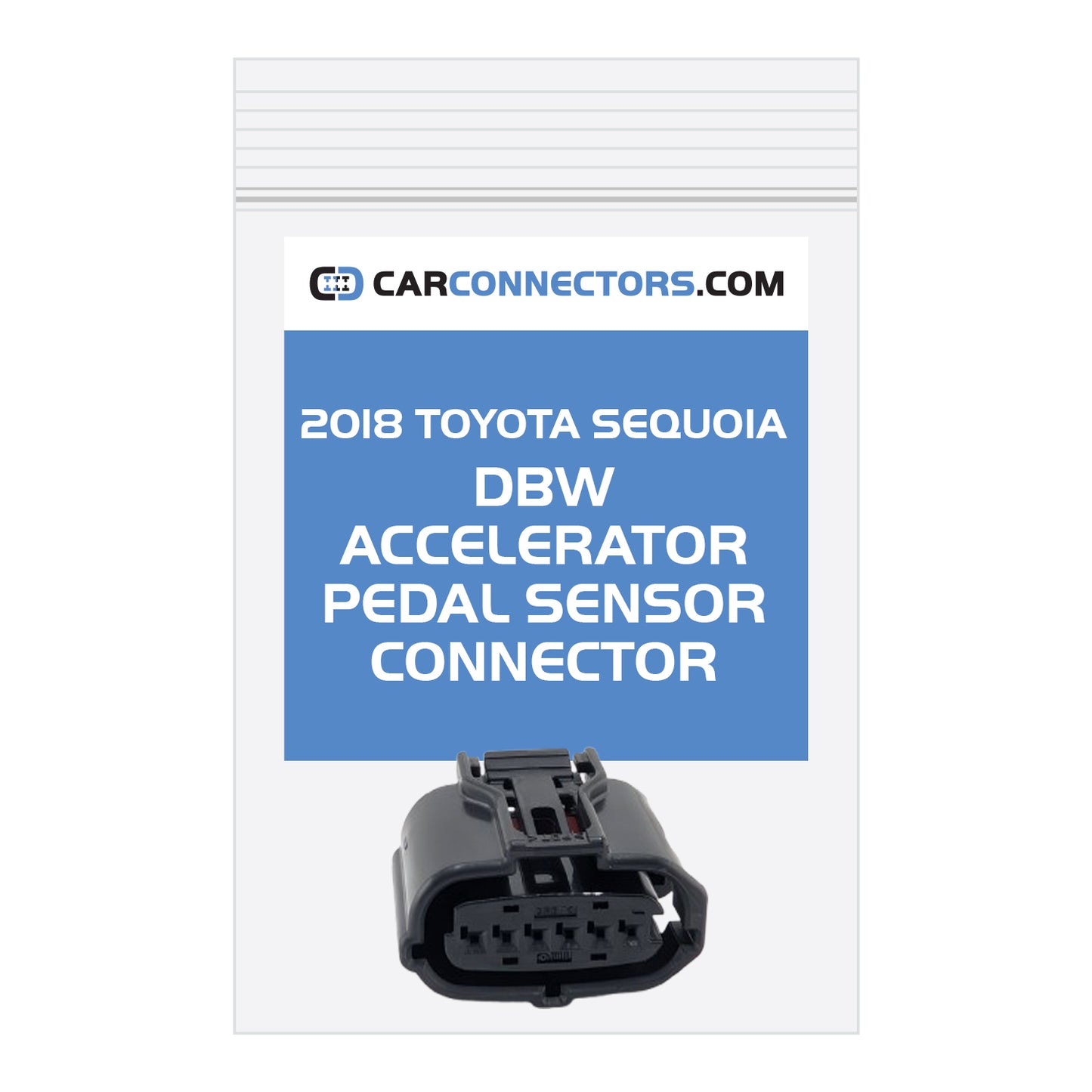 DBW Accelerator Pedal Sensor Connector for 2018 Toyota Sequoia