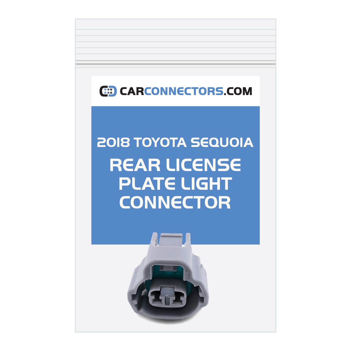 Rear License Plate Light Connector for 2018 Toyota Sequoia