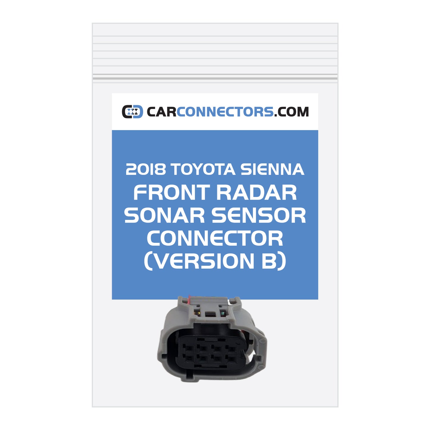 Front Radar Sonar Sensor (Version B) Connector for 2018 Toyota Sienna