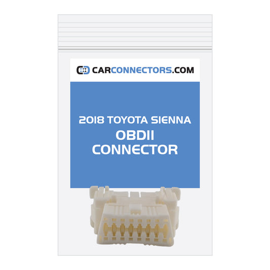 OBDII Connector for 2018 Toyota Sienna