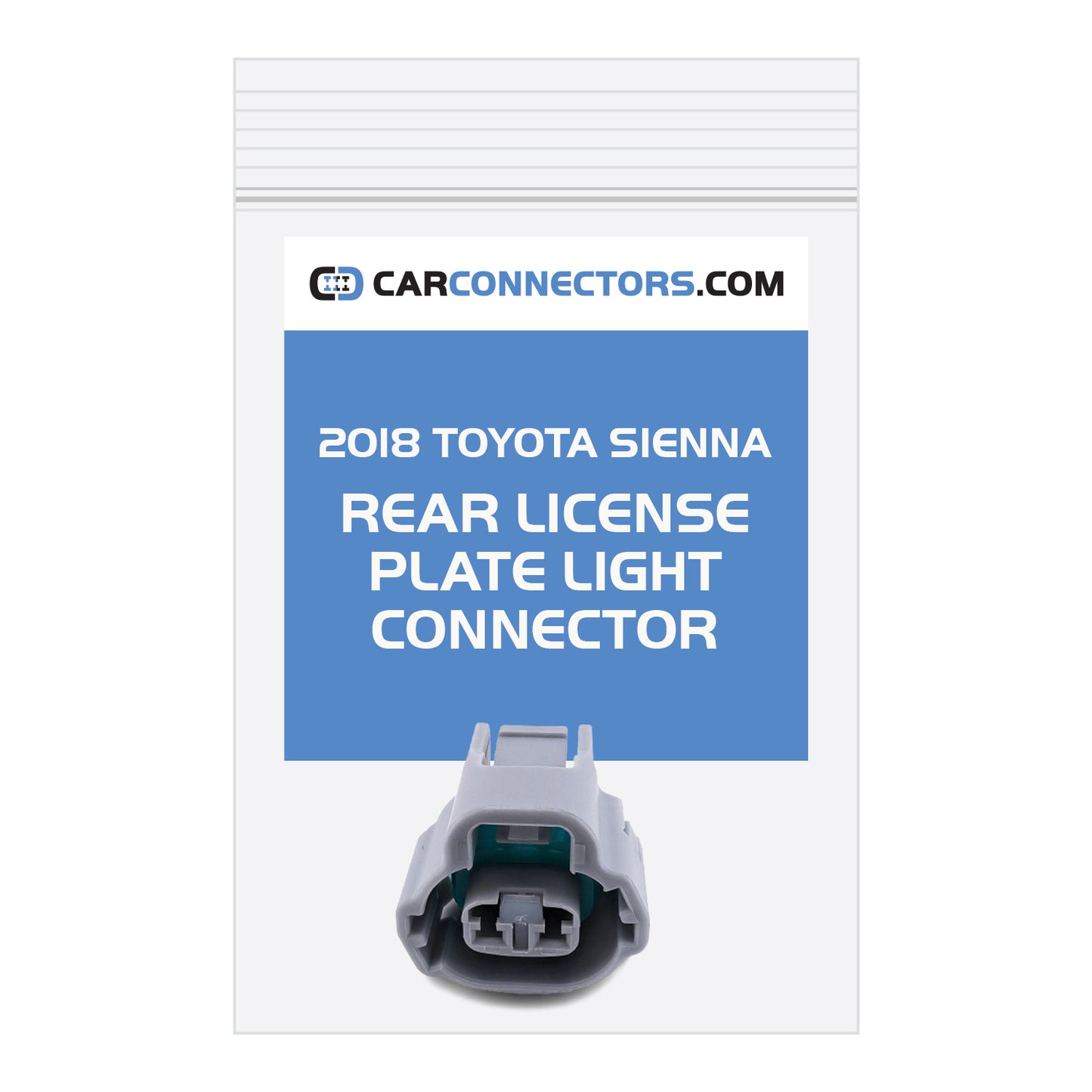 Rear License Plate Light Connector for 2018 Toyota Sienna