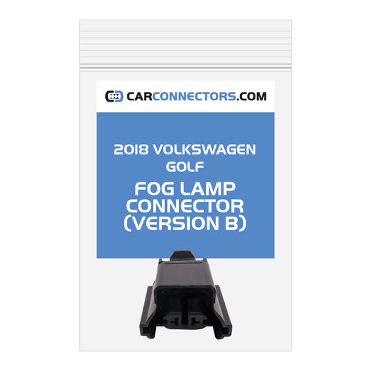 Fog Lamp (Version B) Connector for 2018 Volkswagen Golf