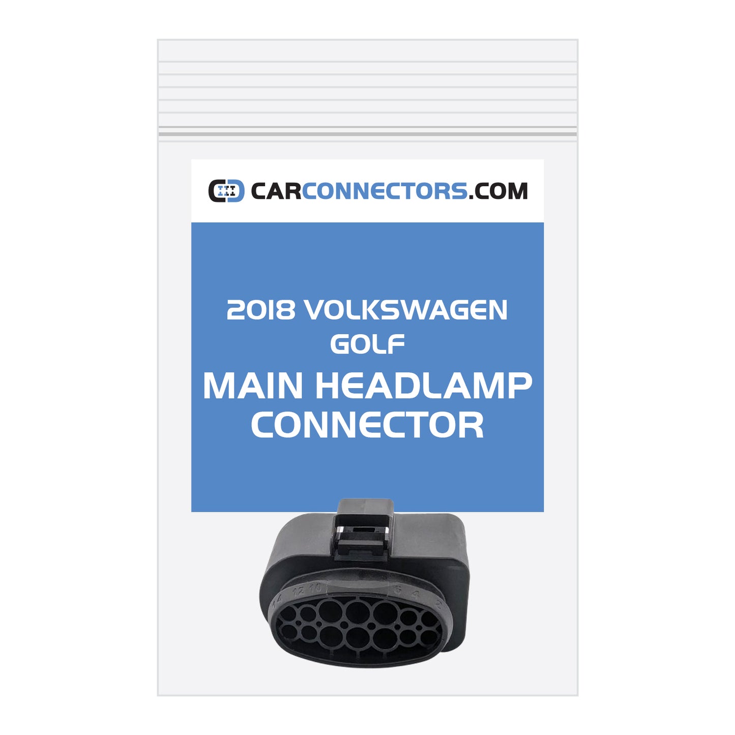 Main Headlamp Connector for 2018 Volkswagen Golf