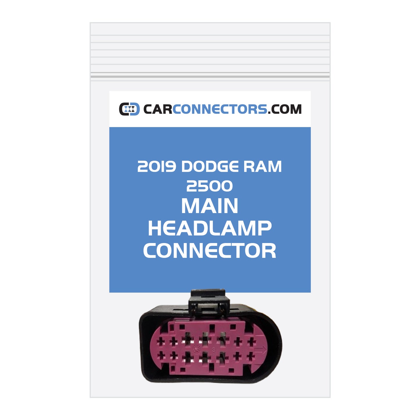 Main Headlamp Connector for 2019 Dodge Ram 2500