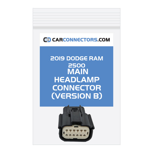 Main Headlamp (Version B) Connector for 2019 Dodge Ram 2500