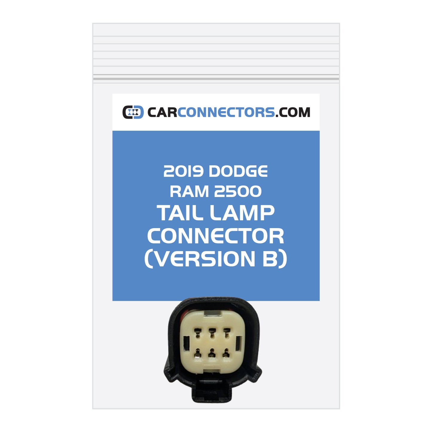 Tail Lamp (Version B) Connector for 2019 Dodge Ram 2500